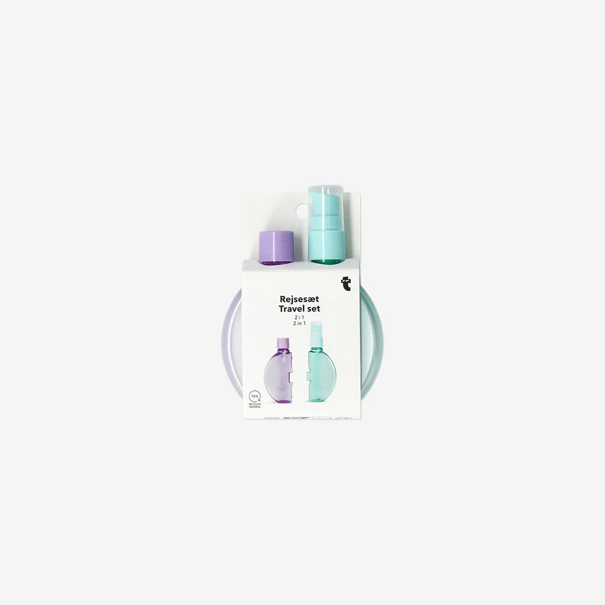 2 in 1 detachable travel bottles