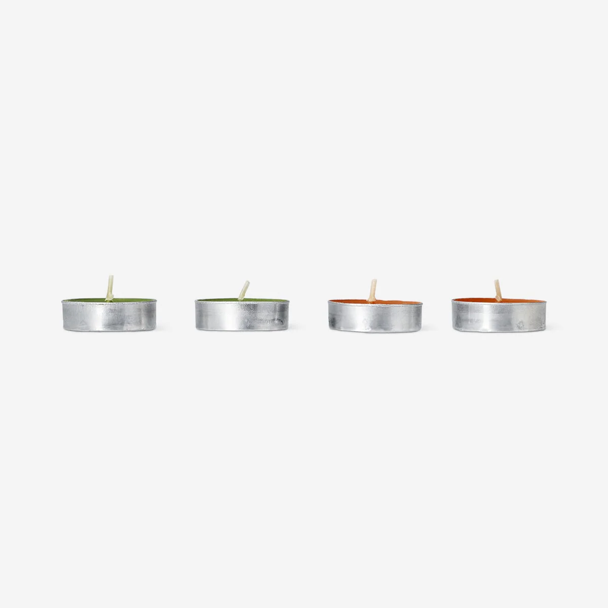 3 Colourway tealight candles - 18 pcs - Image 3
