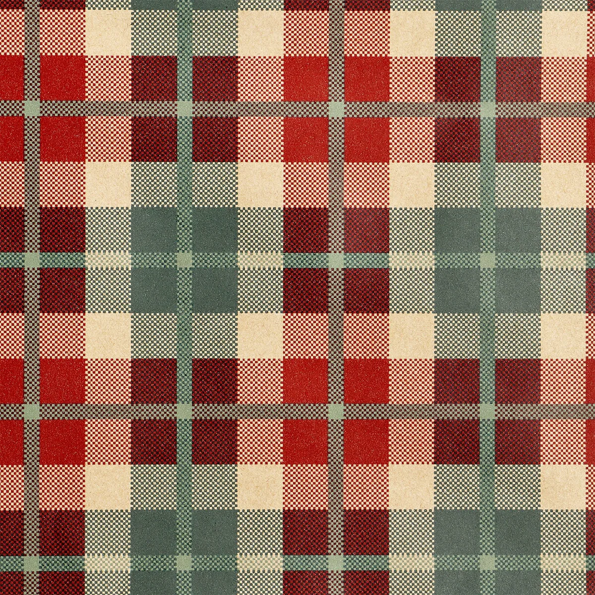 400 cm craft wrapping paper - Checks - Image 3