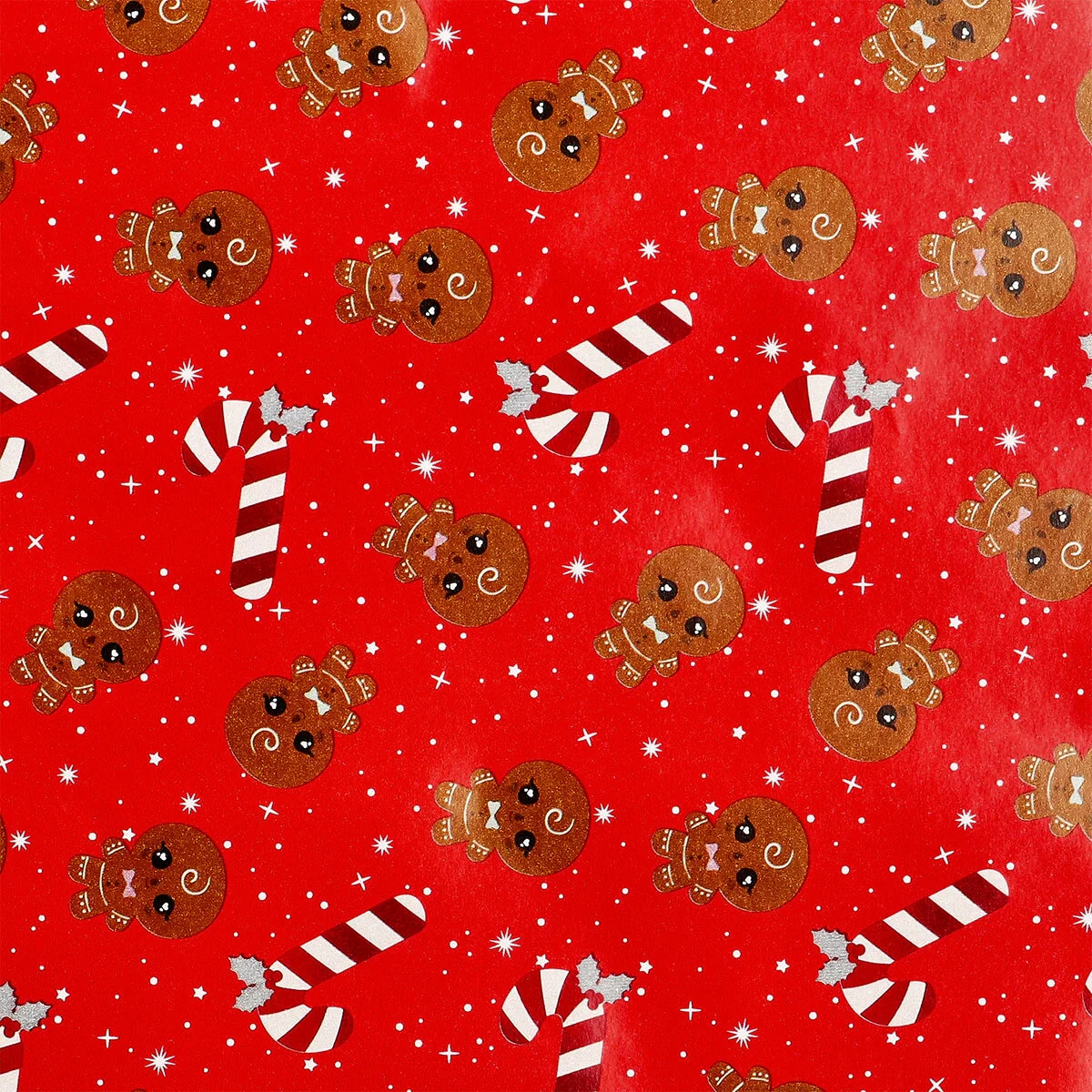 400 cm craft wrapping paper - Gingerbread men - Image 3