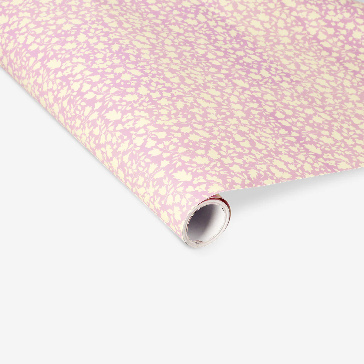 400 cm wrapping paper - Flower print