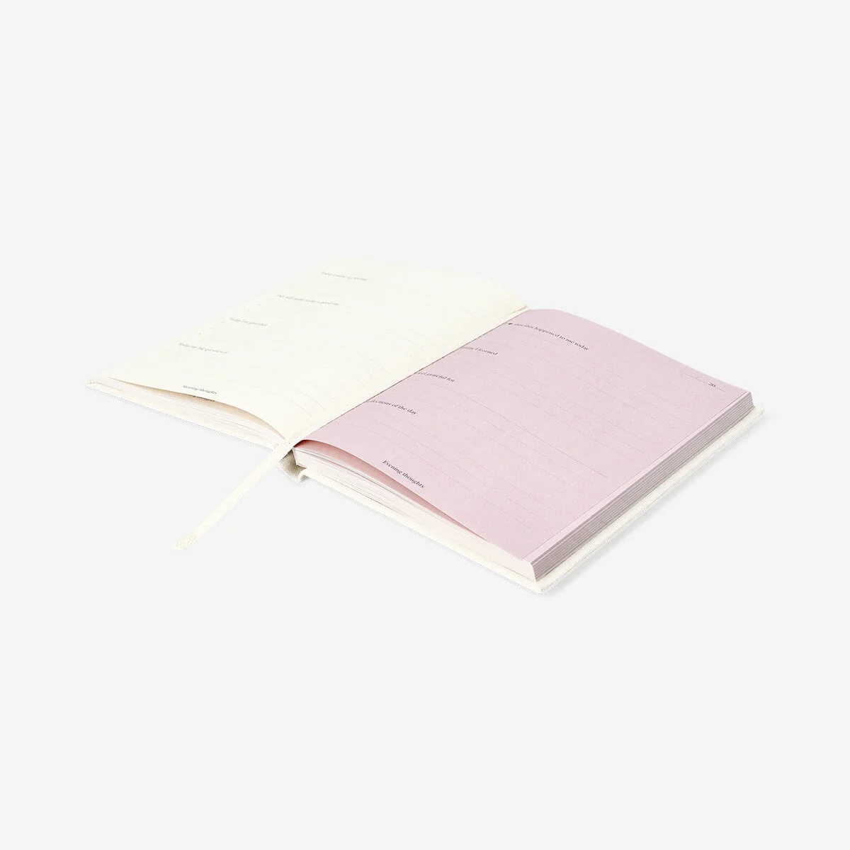5 minute journal with linen cover - English - Image 3