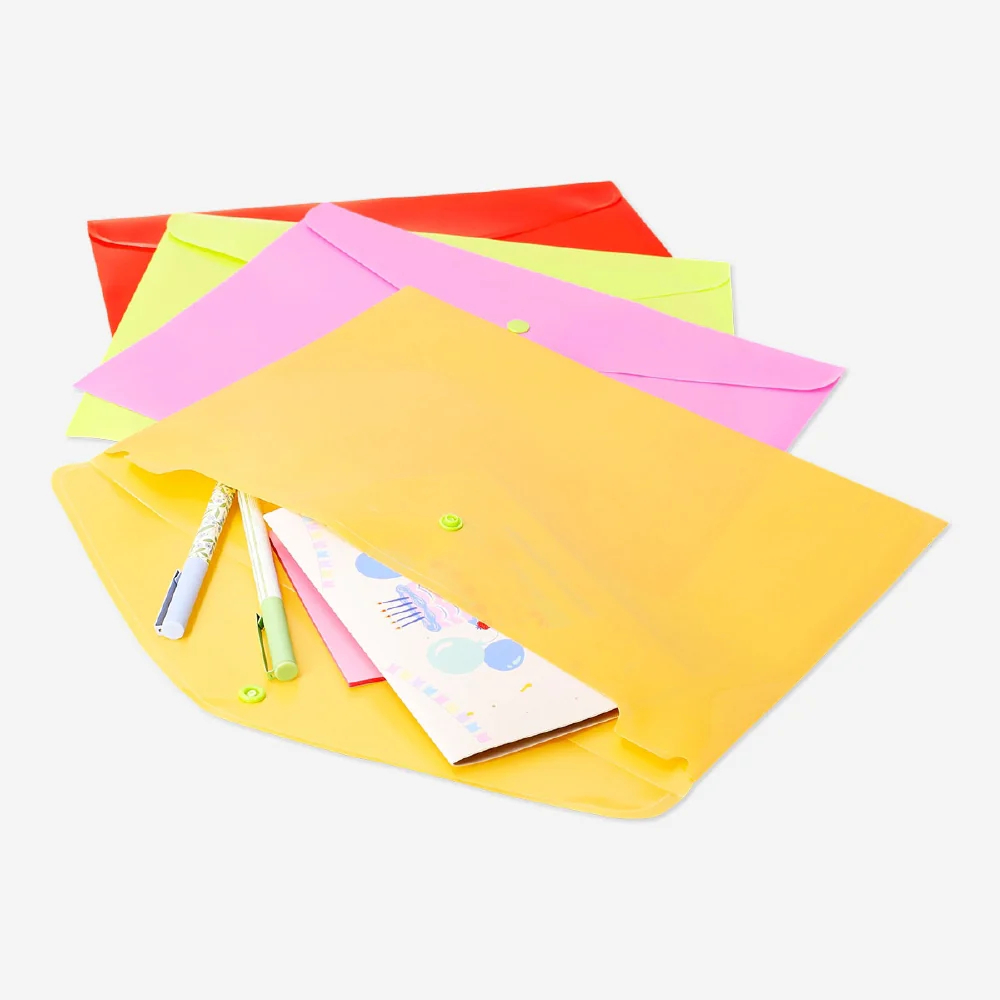 A4 colourful document folders - 4 pcs - Image 3