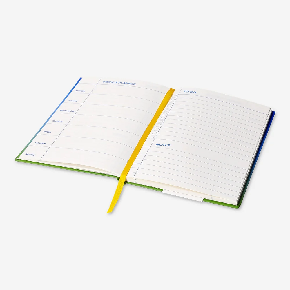 A5 blue weekly planner - Image 3