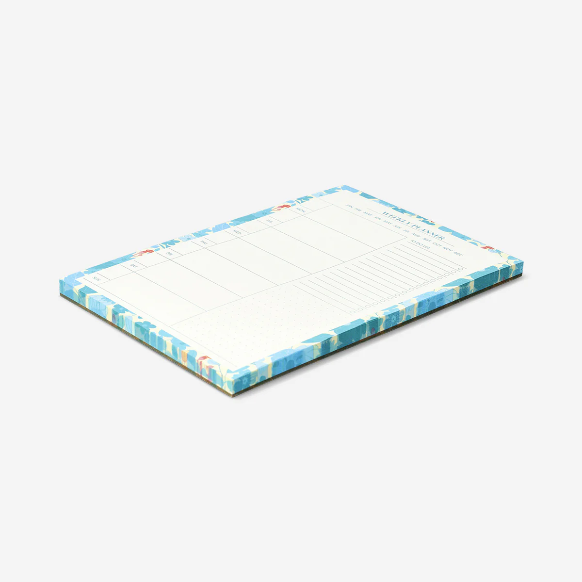 A5 blue weekly planner pad - Image 2
