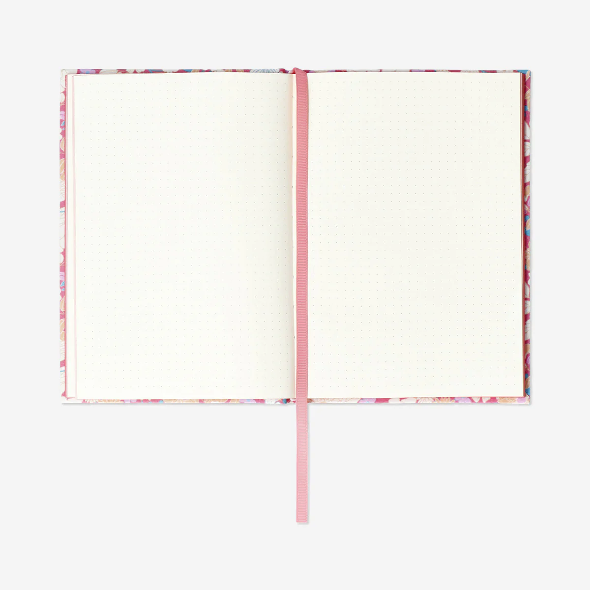 A5 bullet planner with floral fabric cover - Image 2