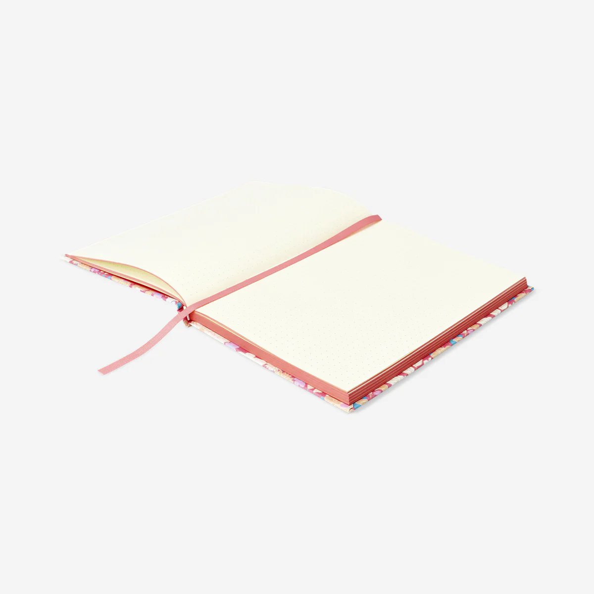 A5 bullet planner with floral fabric cover - Image 3