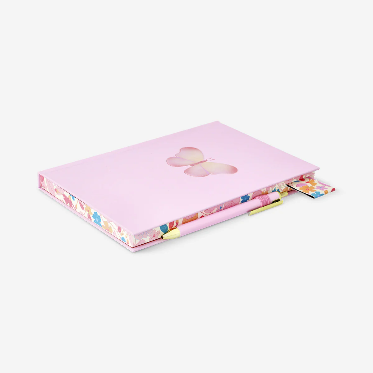 A5 butterfly bullet planner with pen and magnetic bookmark - Image 4