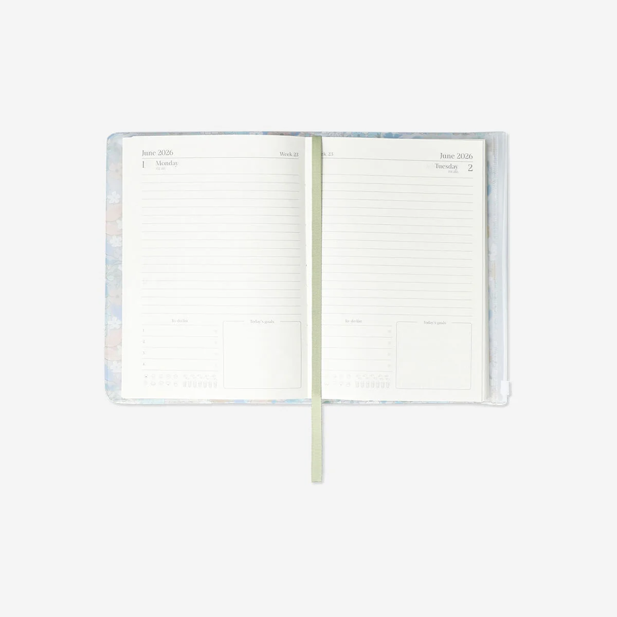A5 Floral daily diary 2026 - English - Image 2