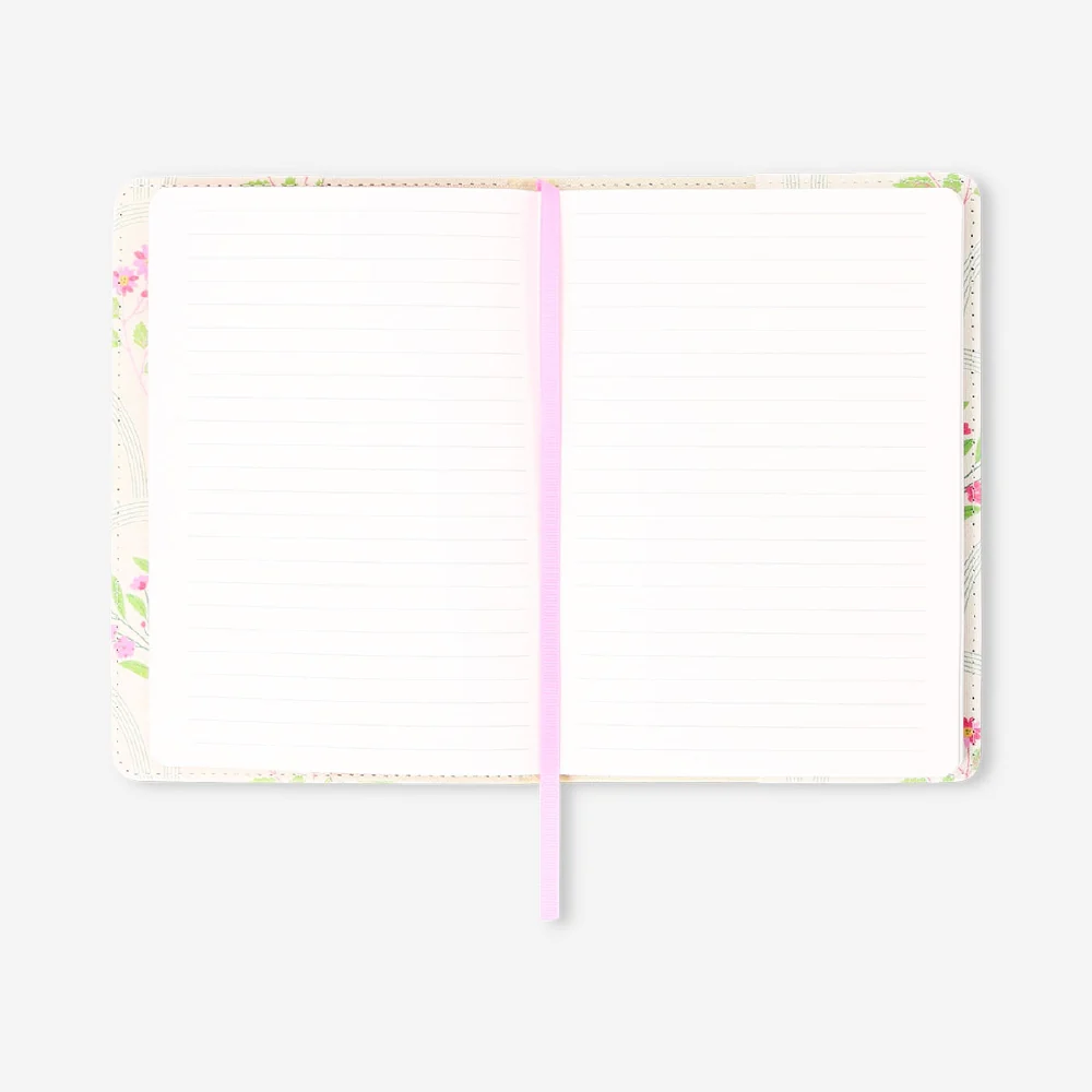 A5 floral embroidered notebook - Image 2