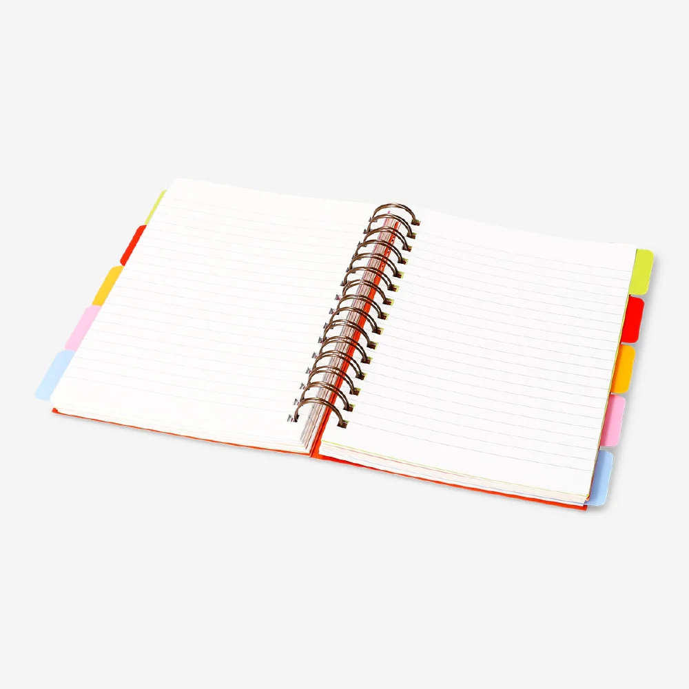 A5 leaf notebook with page markers - Image 3