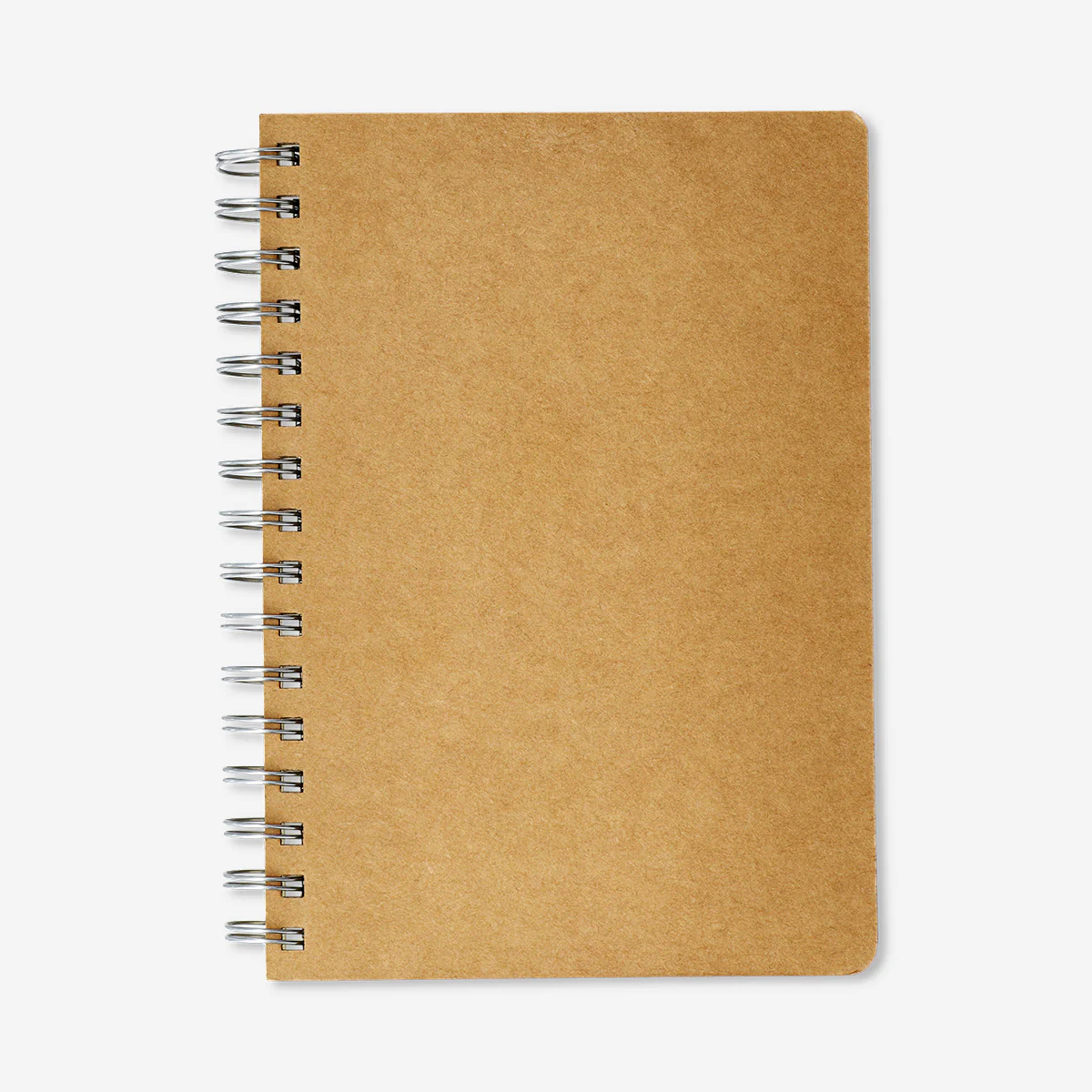 A5 notebook with tabs and craft paper cover