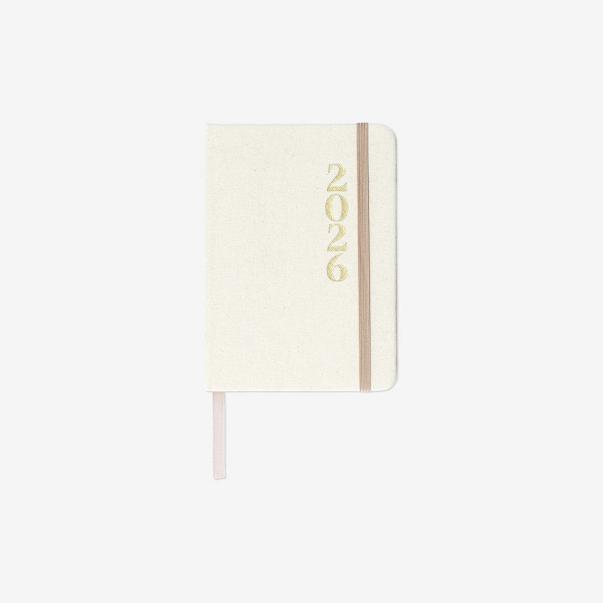 A6 Linen weekly diary 2026 - English