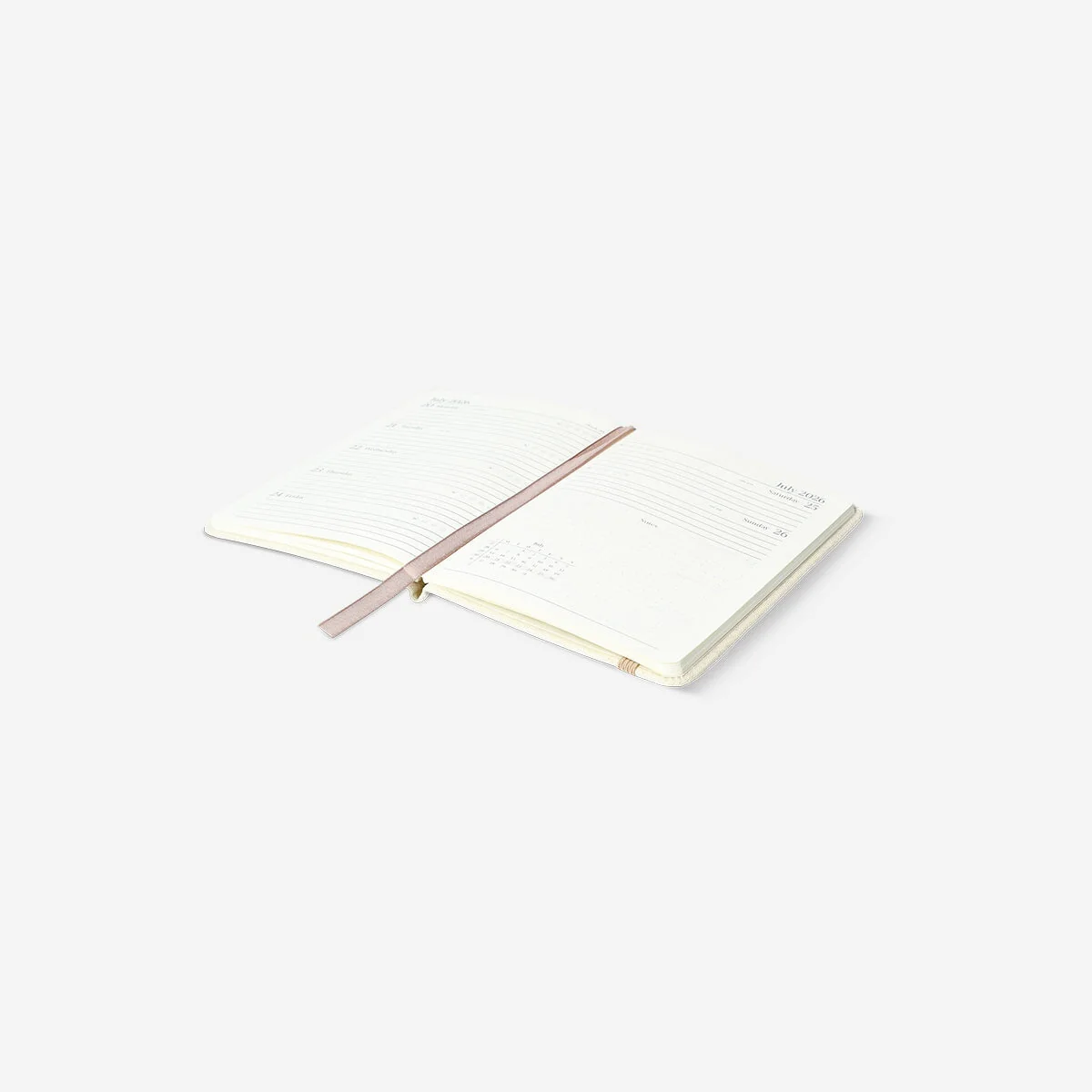 A6 Linen weekly diary 2026 - English - Image 3