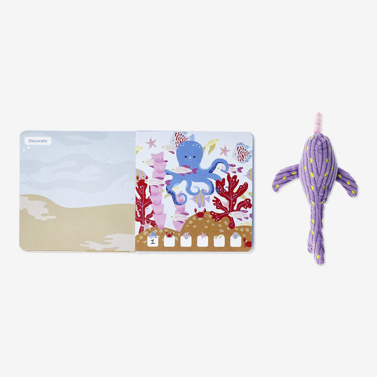 Activity book. Holiday with narwhal - Image 3