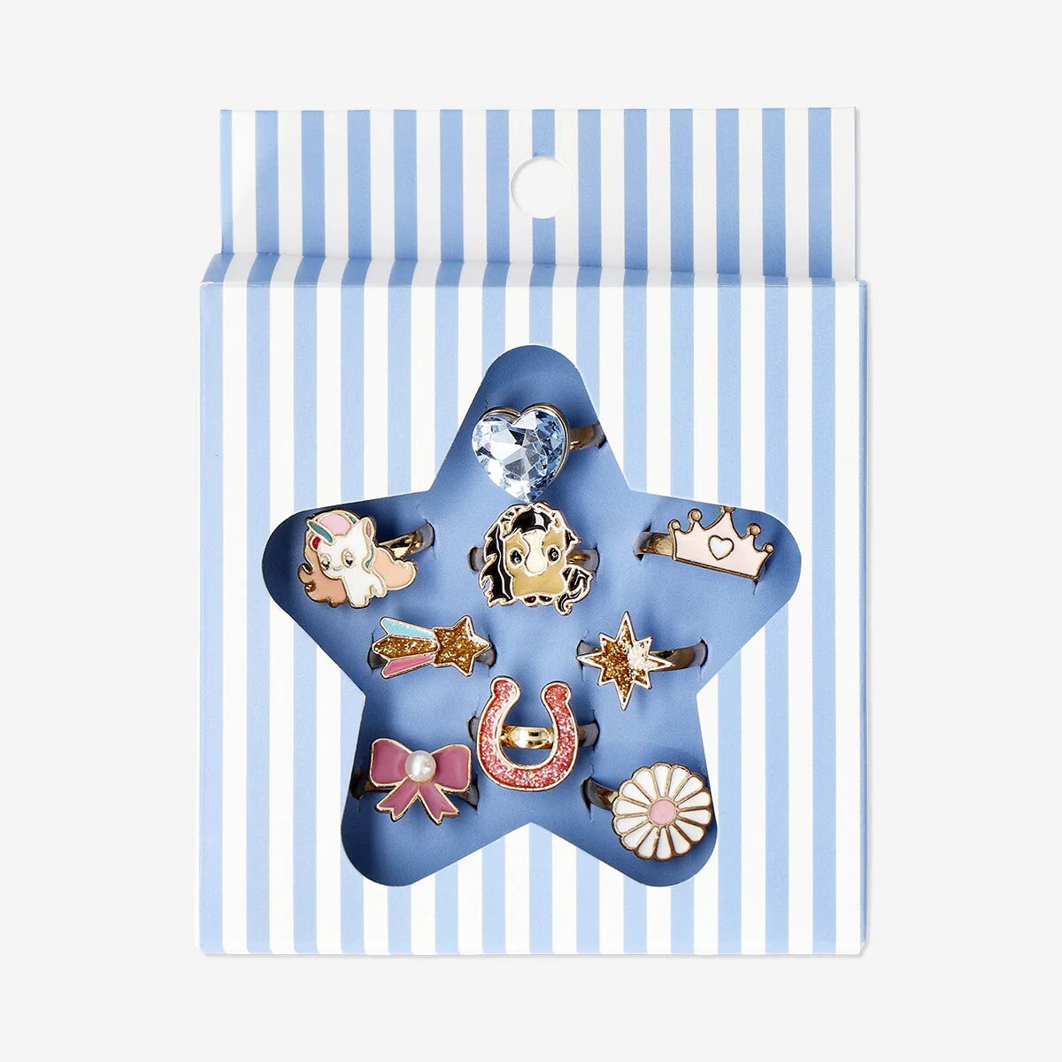 Adjustable children's rings - Unicorns and horses
