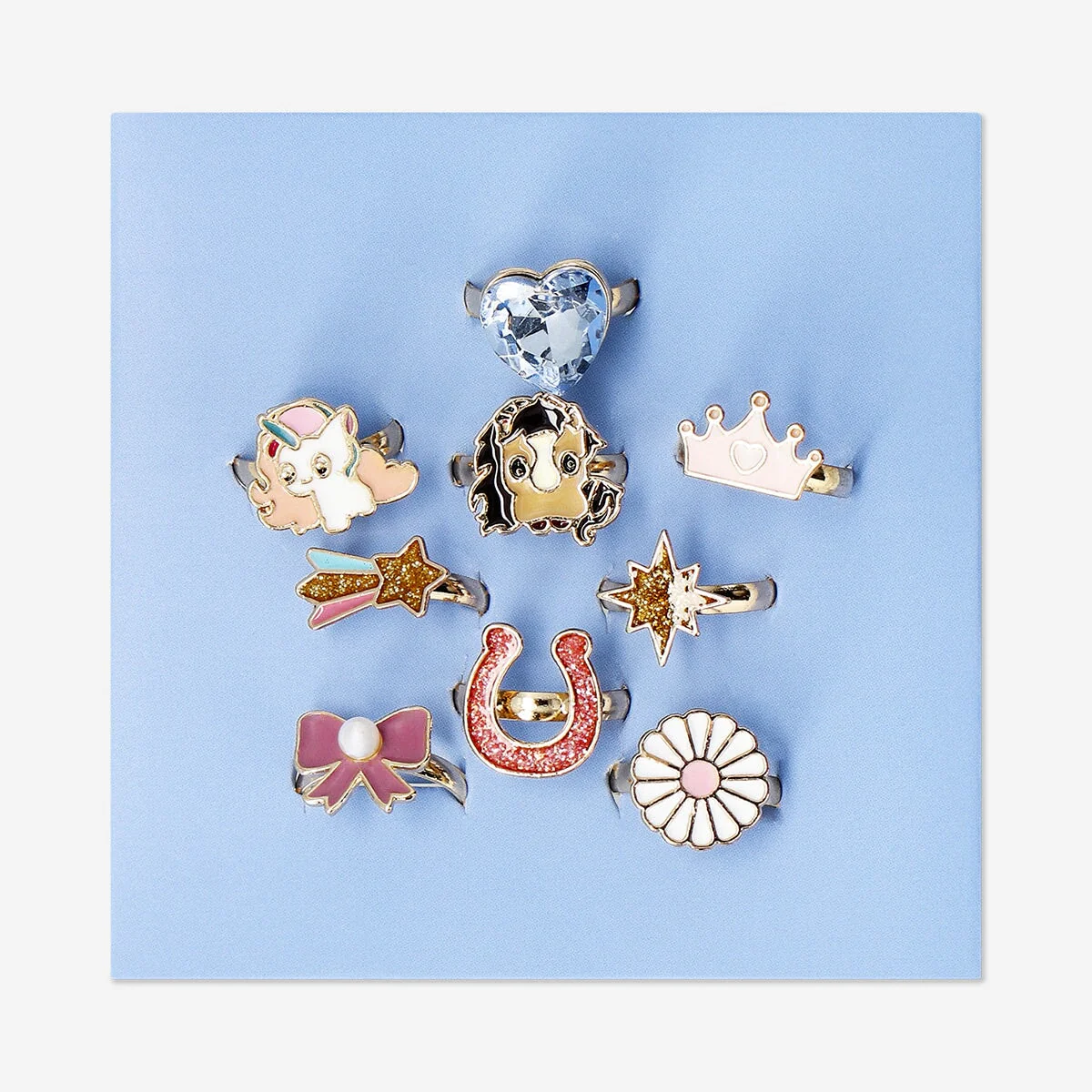 Adjustable children's rings - Unicorns and horses - Image 2