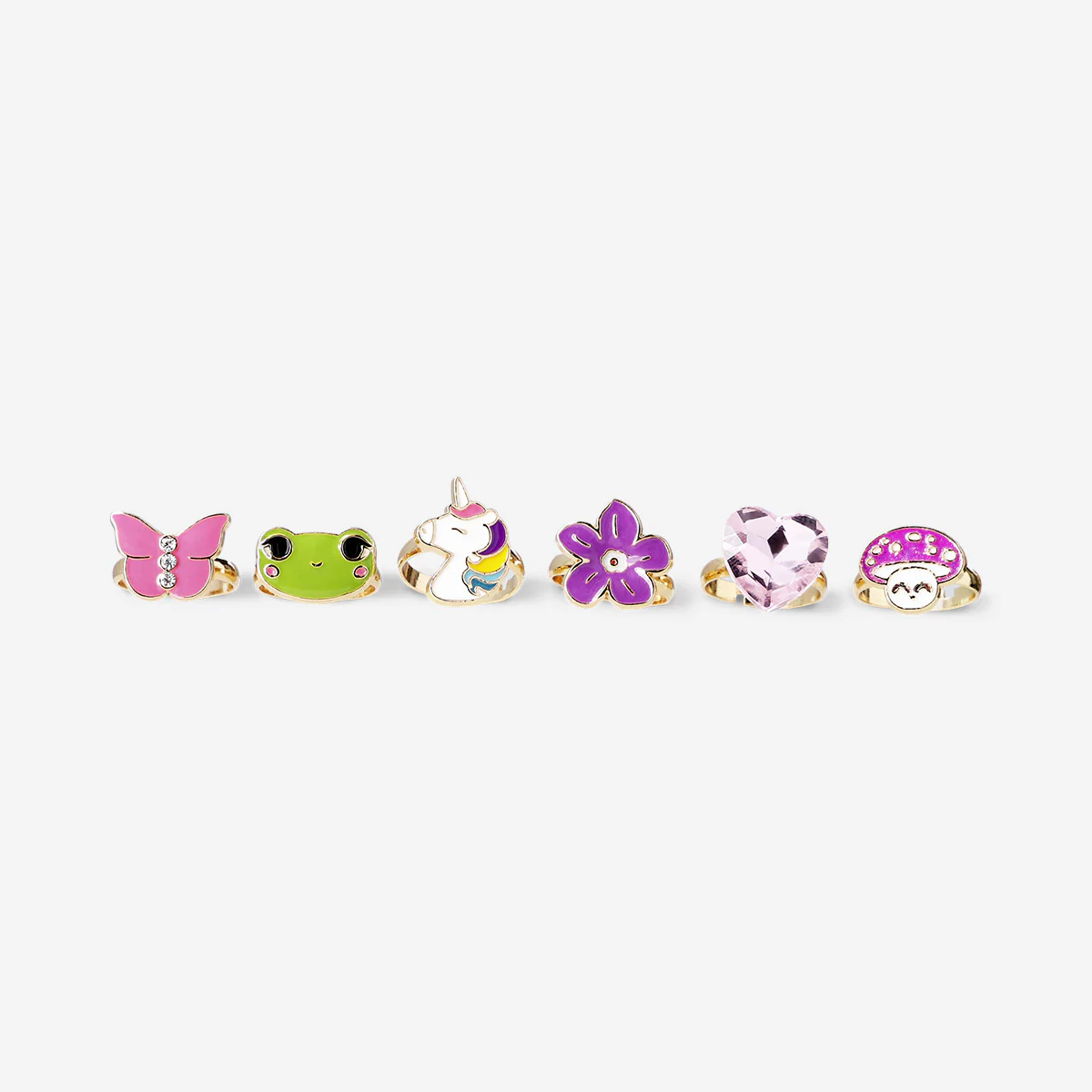 Adjustable chrildren's rings - Magical forest theme - Image 2