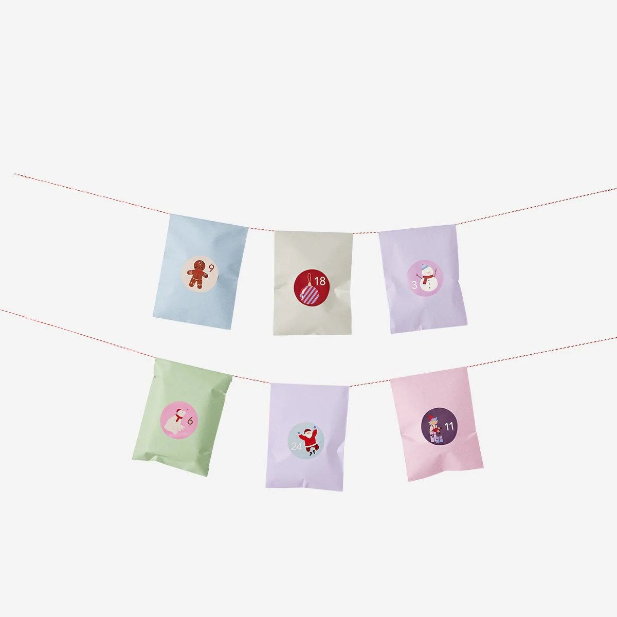 Advent gift bags - 24 pcs - Image 3