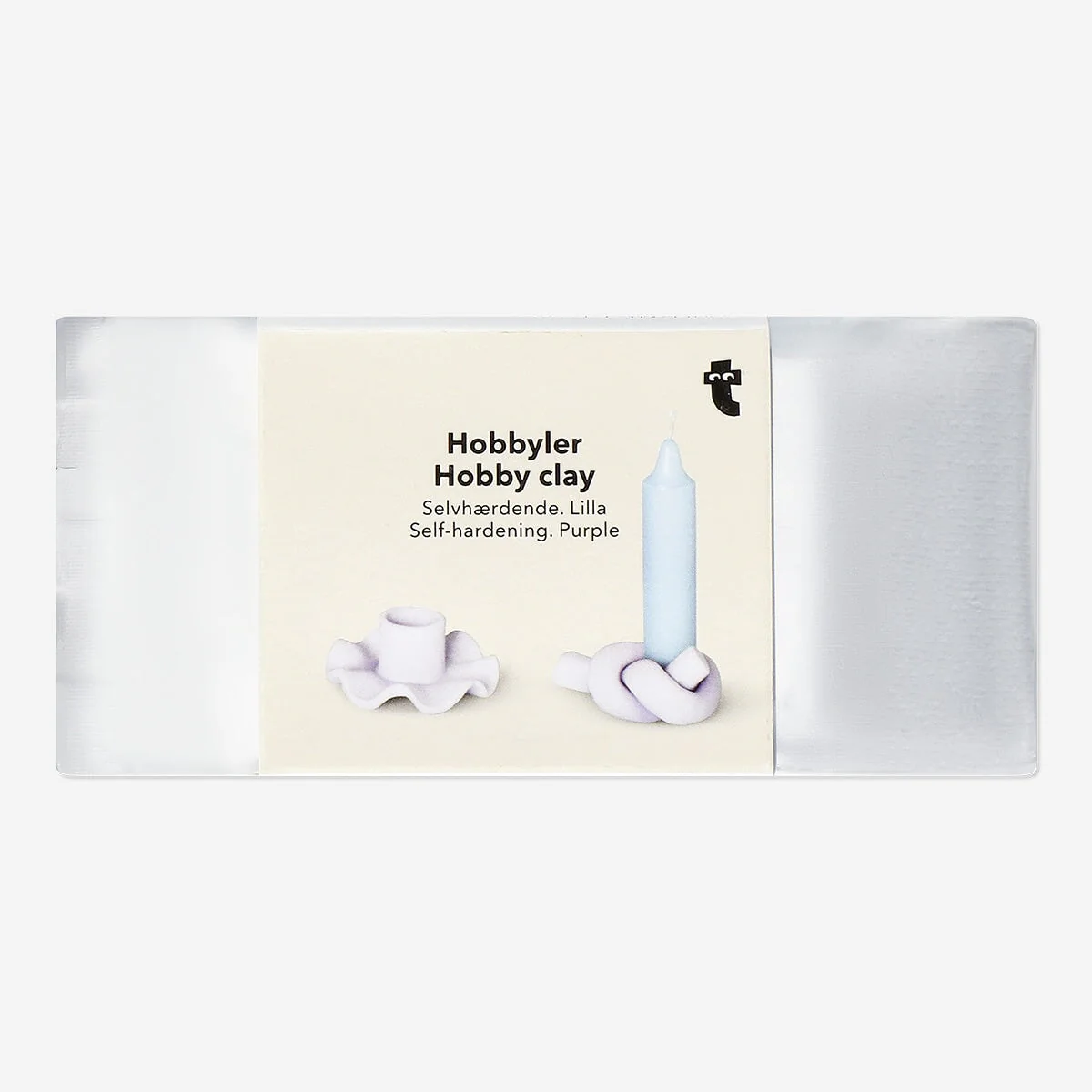 Airdrying hobby clay in purple - 200 g