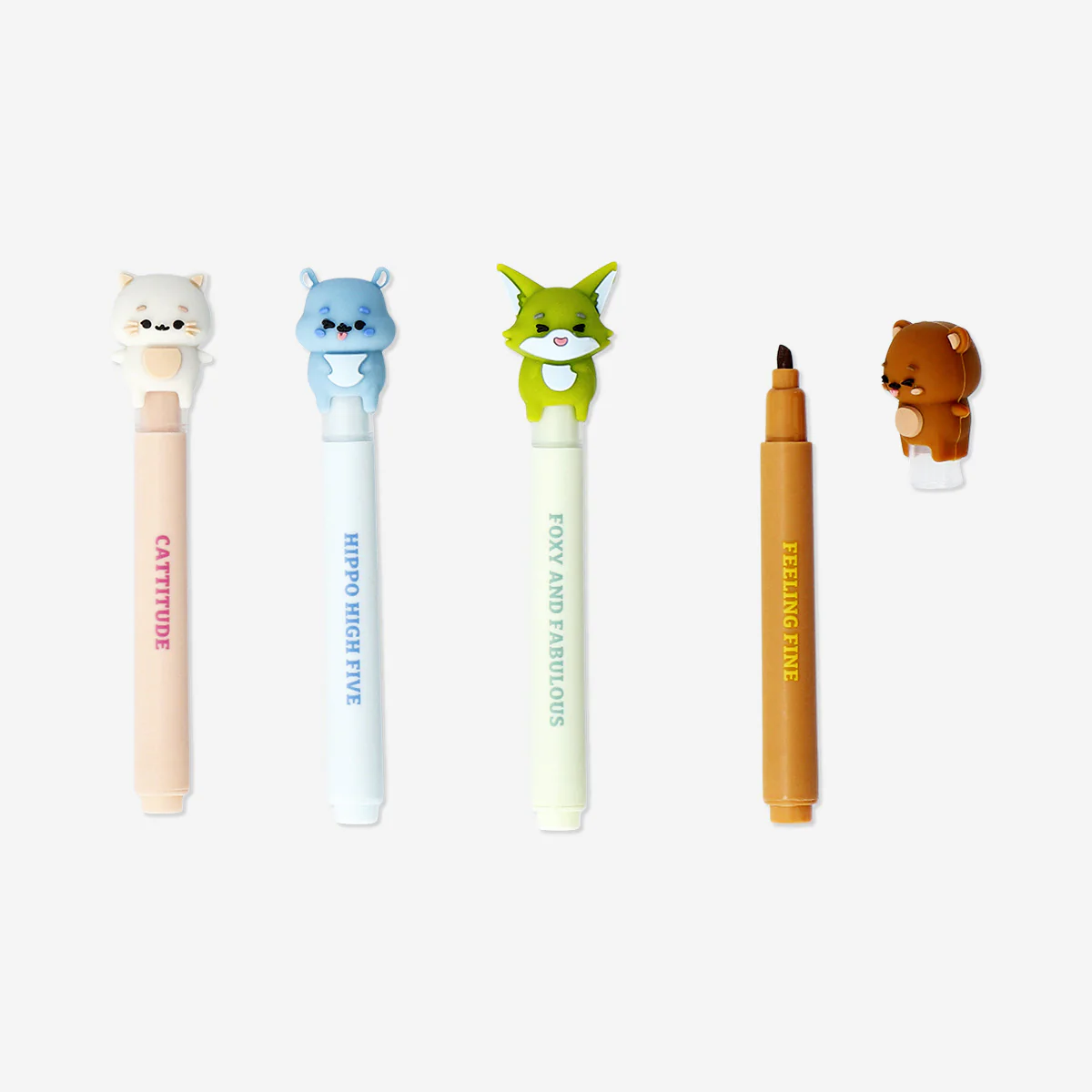 Animal highlighters - 4 pcs - Image 2