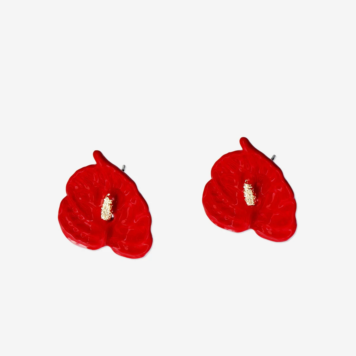 Anthurium earrings - Image 2