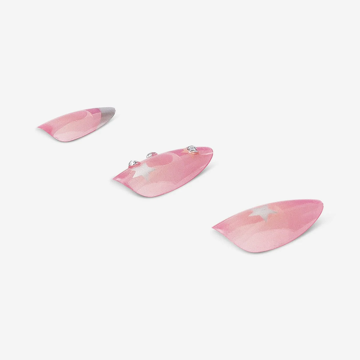 Articifial nails set - 3D bows - Image 3