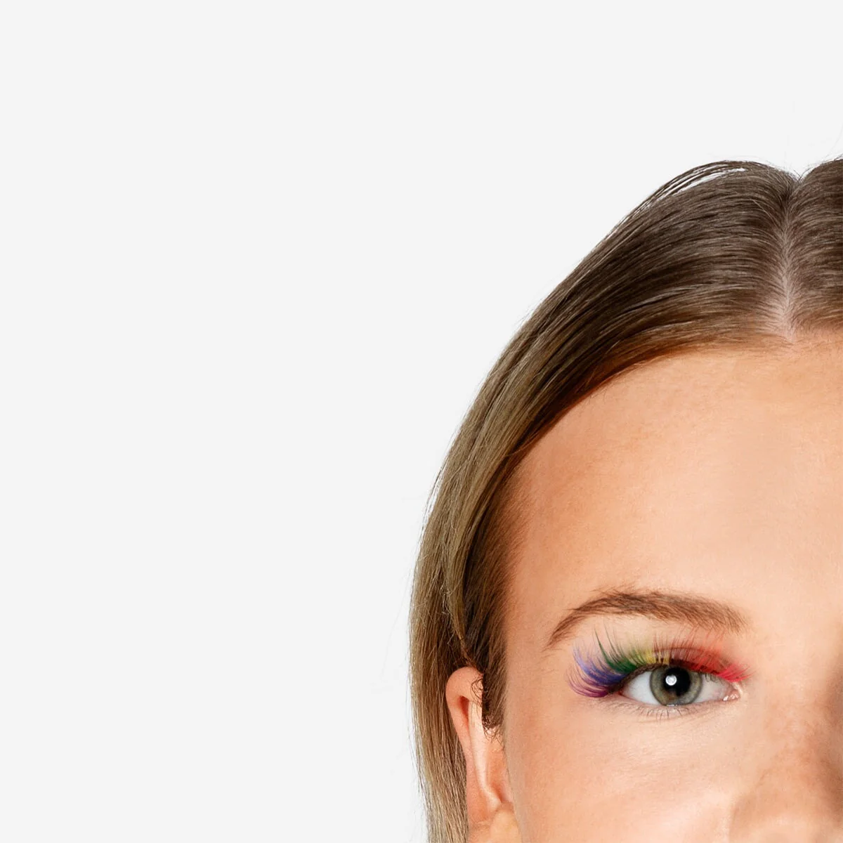 Artificial rainbow eyelashes - Image 3
