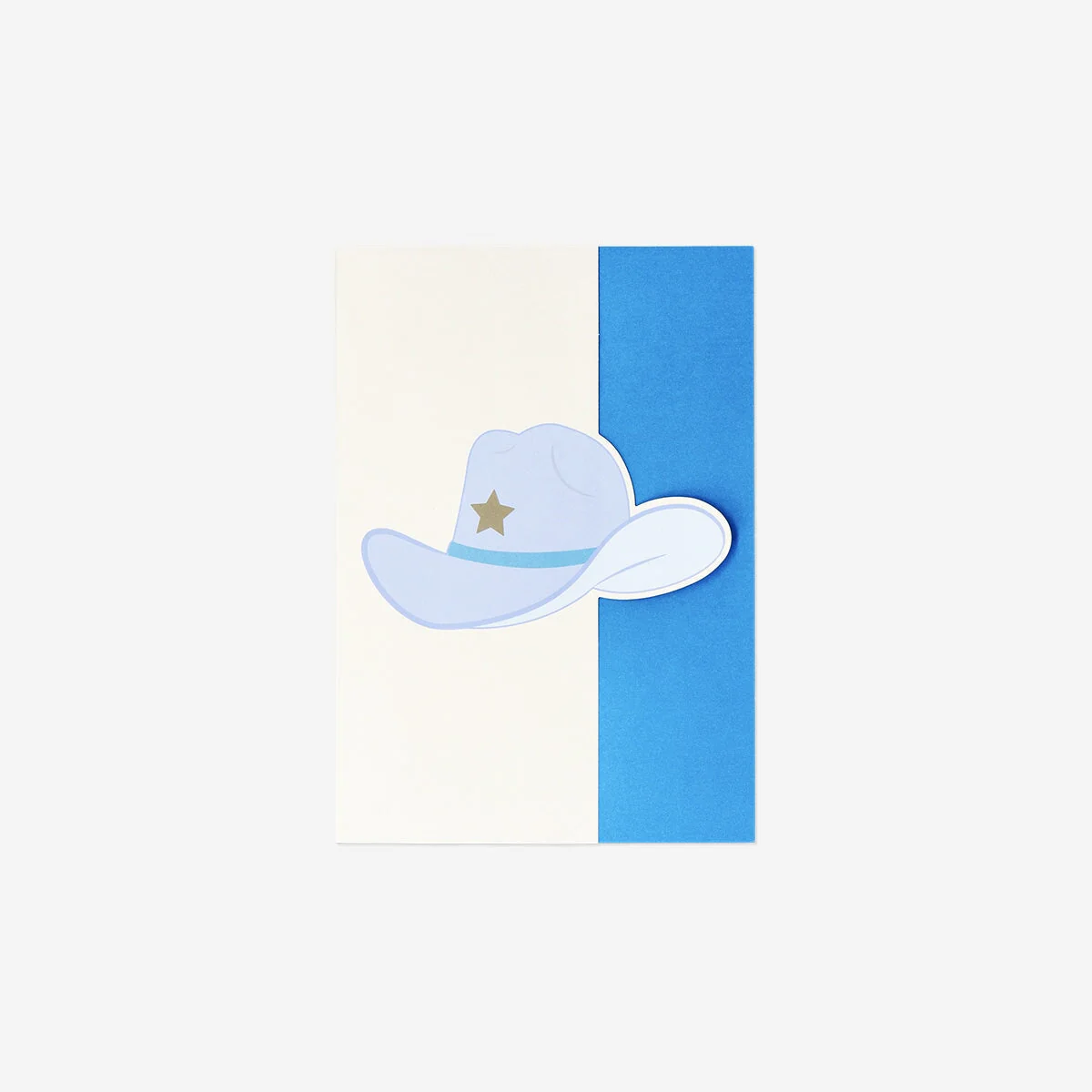 B5 lined exercise book with cowboy hat