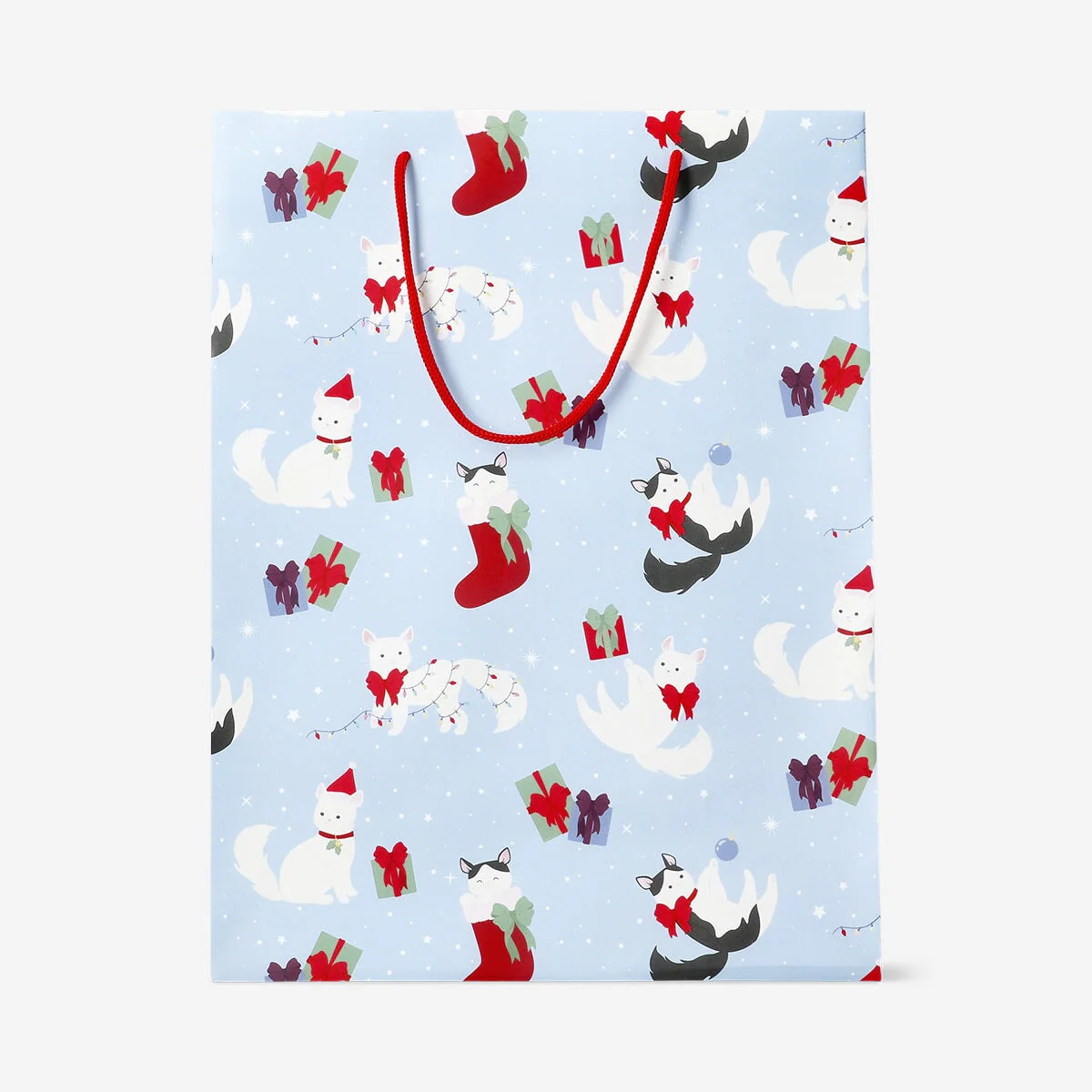 Bag with Christmas cats - Image 2