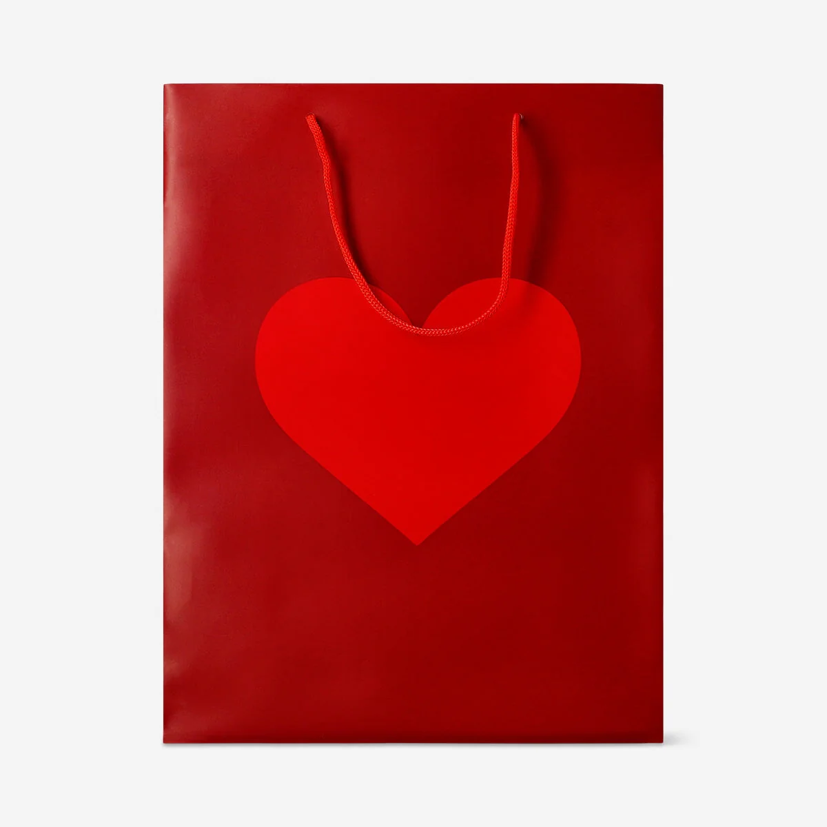 Bag with red heart - 33 cm - Image 2