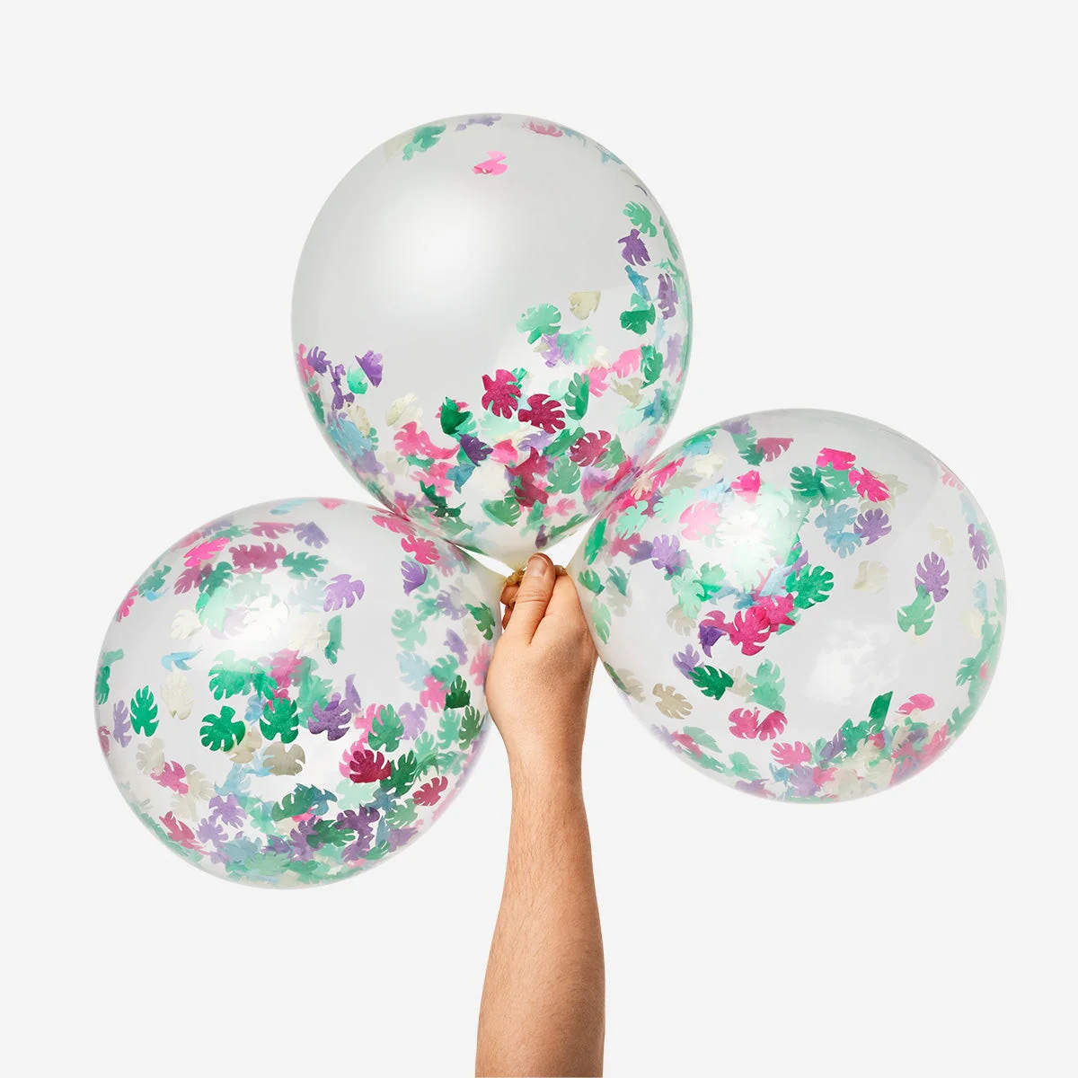 Balloons with confetti. 6 pcs