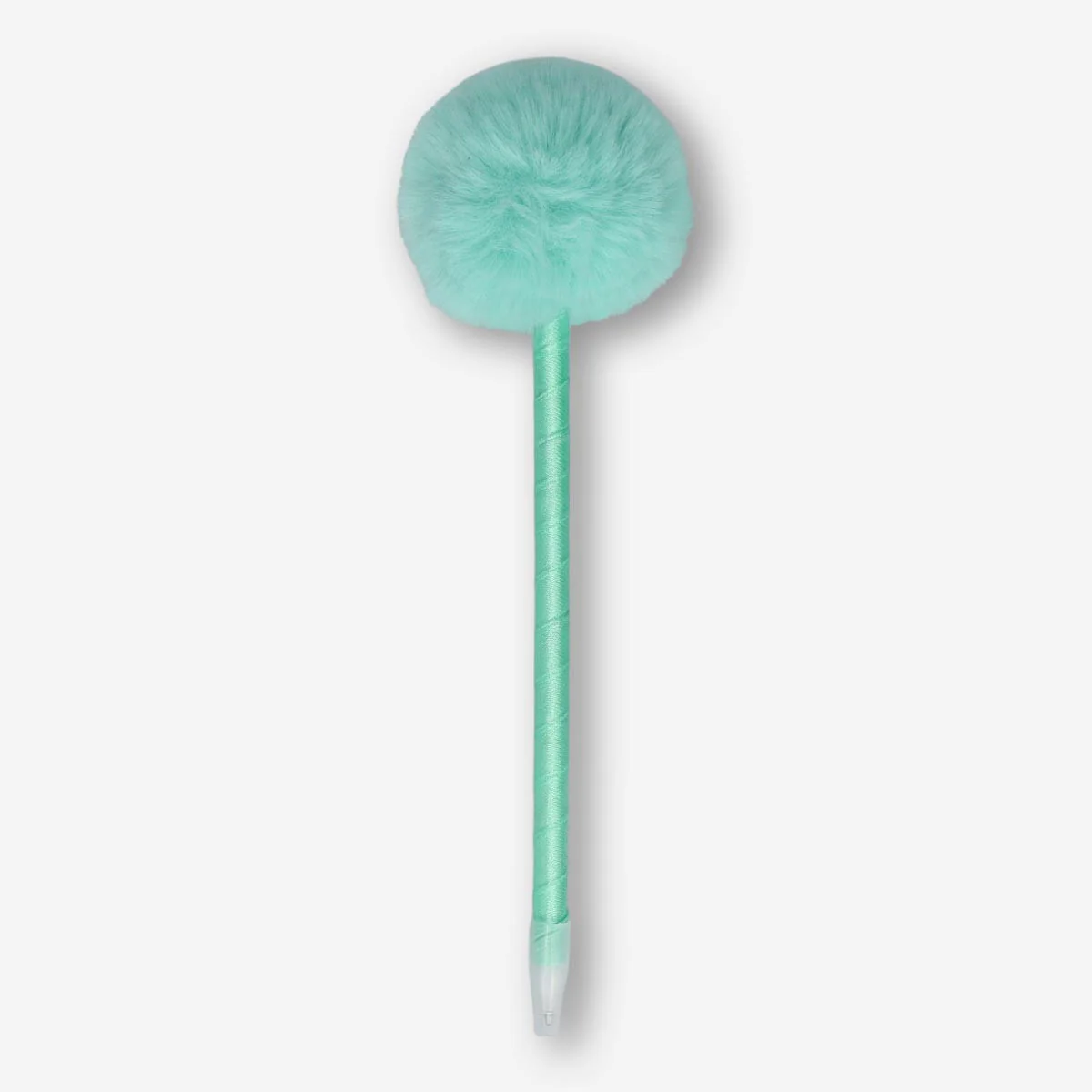 Pom pom ballpoint pen
