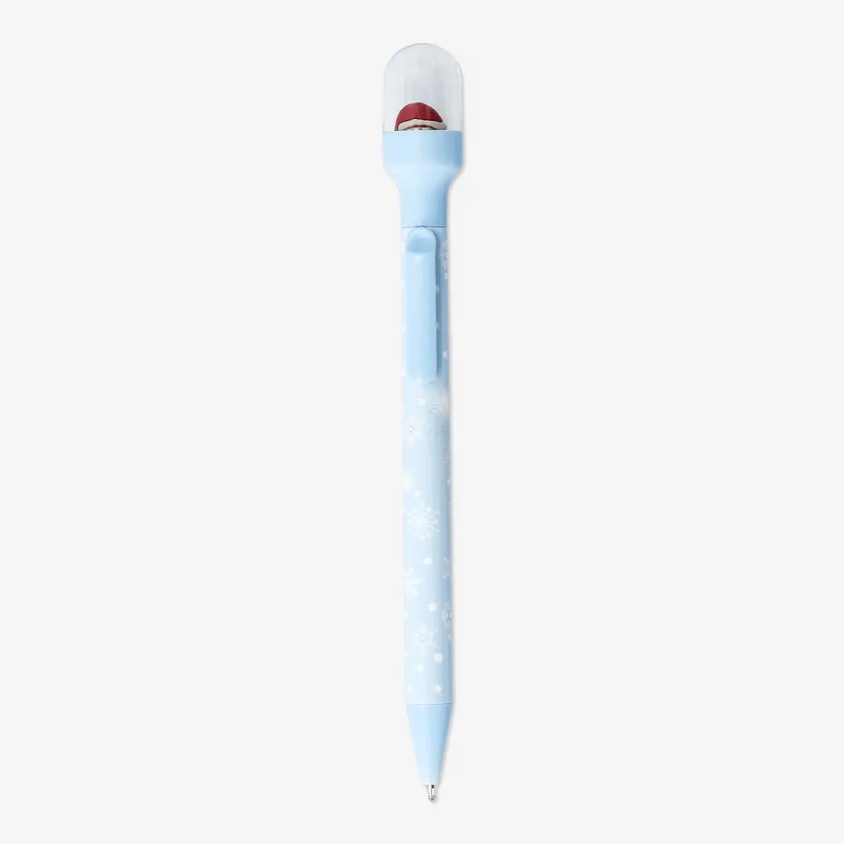 Ballpoint pen with hide and seek santa