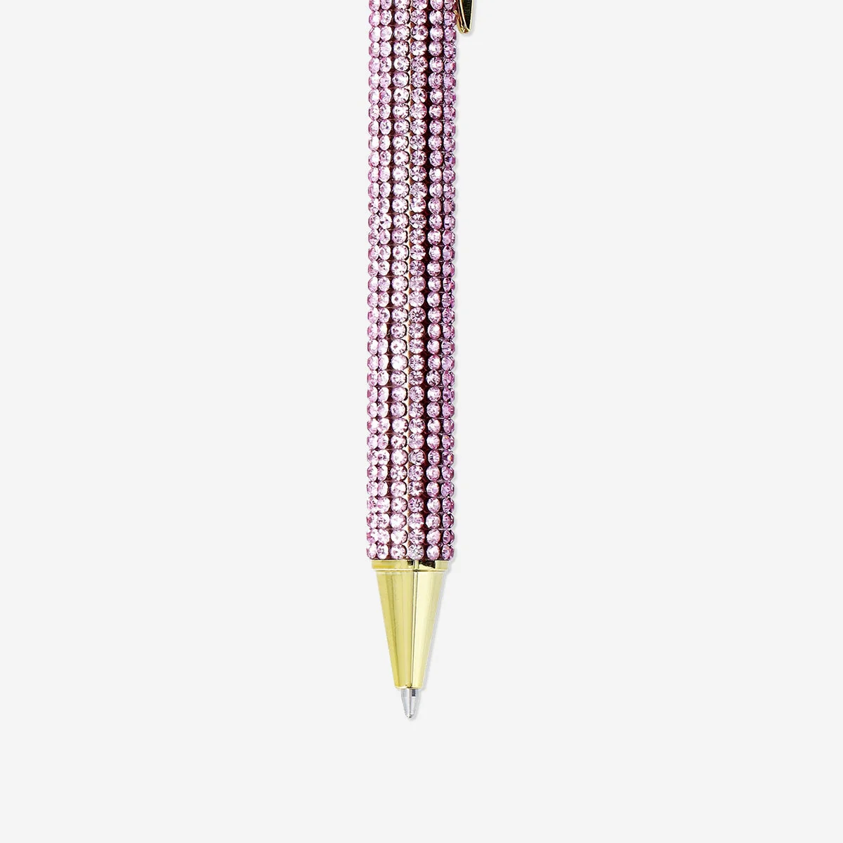 Ballpoint pen with rhinestones - Black ink - Image 2