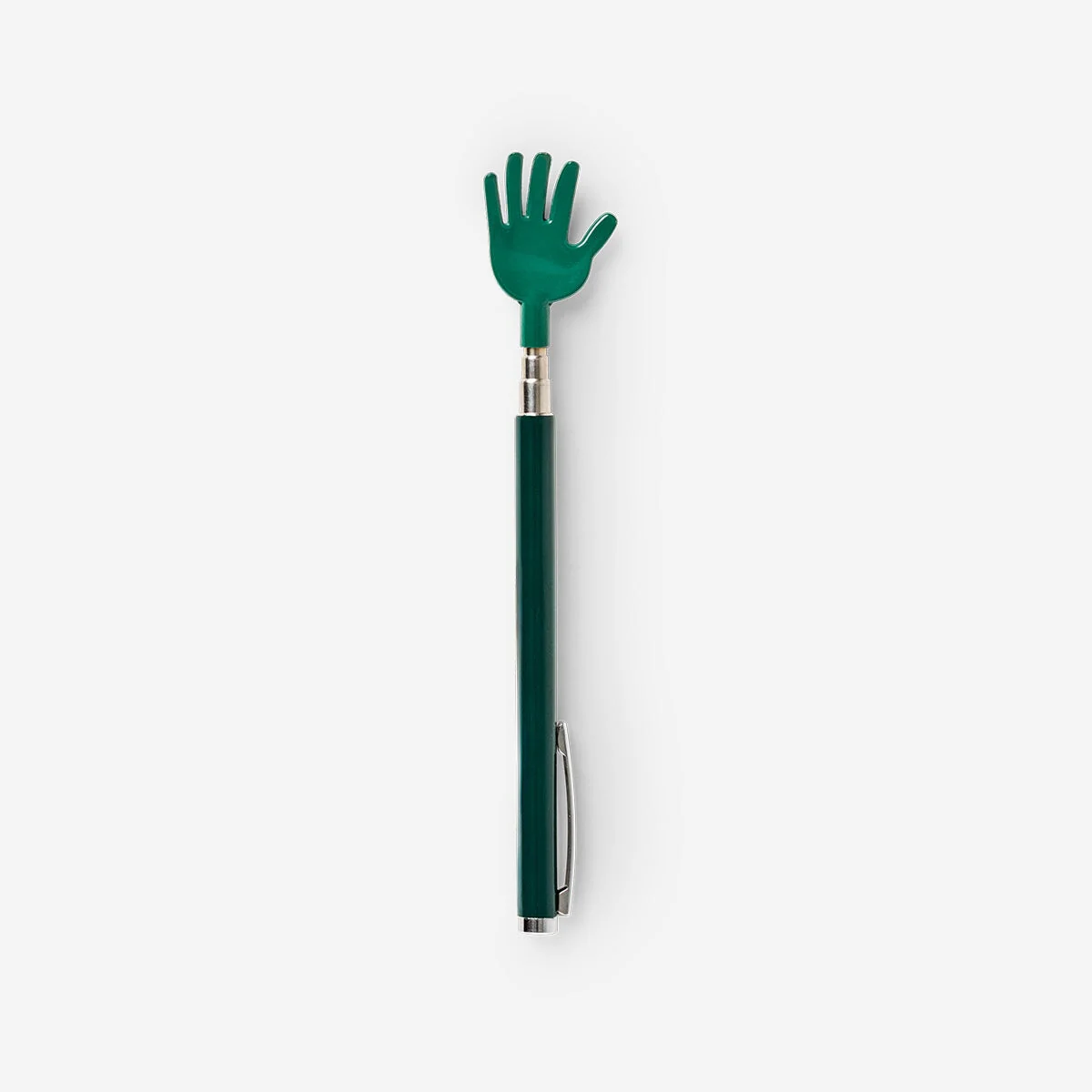 Ballpoint pen with telescopic back scratcher - Black ink