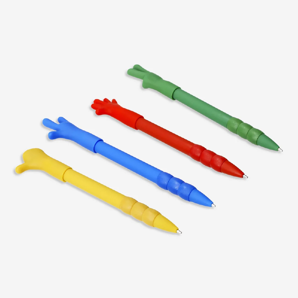Ballpoint pens with hand signs - 4 pcs - Image 2