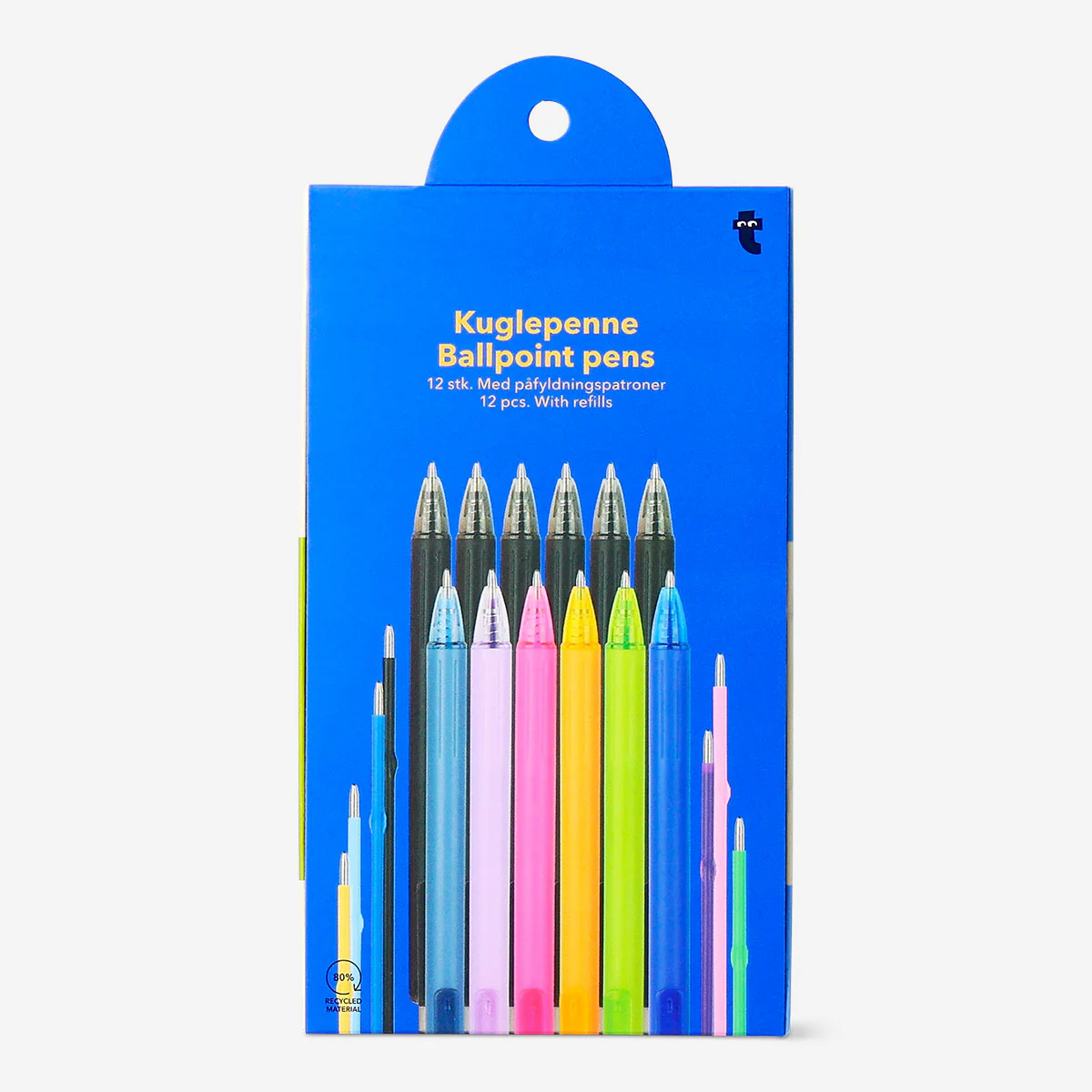 Ballpoint pens with refills - 12 pcs - Image 2