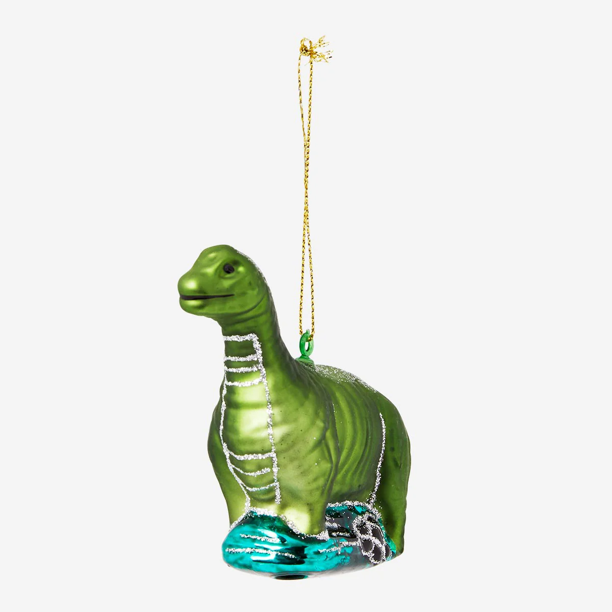 Christmas bauble. Green dino - Image 2