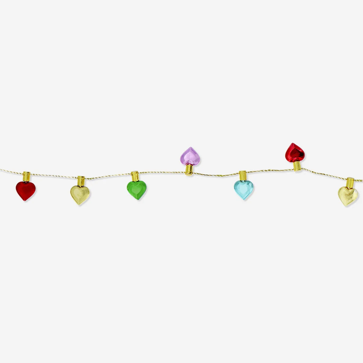Bauble garland ribbon with hearts - 2 m - Image 2
