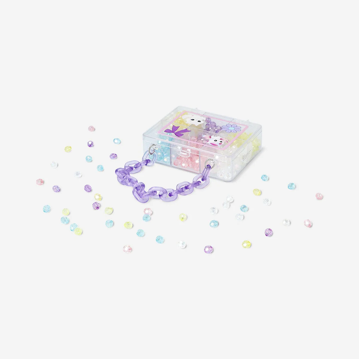Bead set with string - Box with handle - Image 2