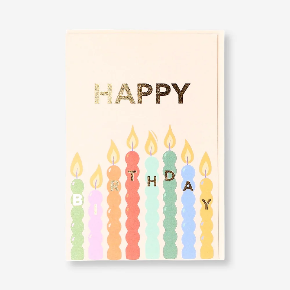 Birthday card - Candles