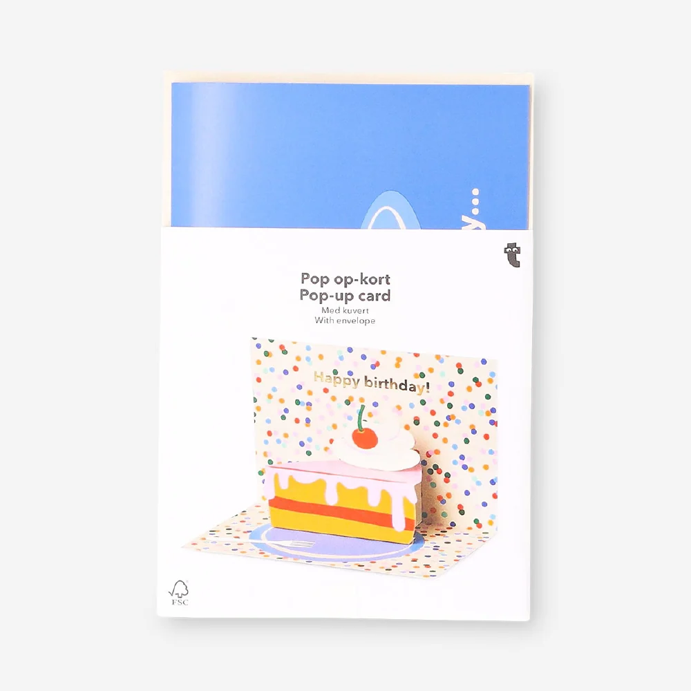 Birthday card - Pop up cake slice - Image 3