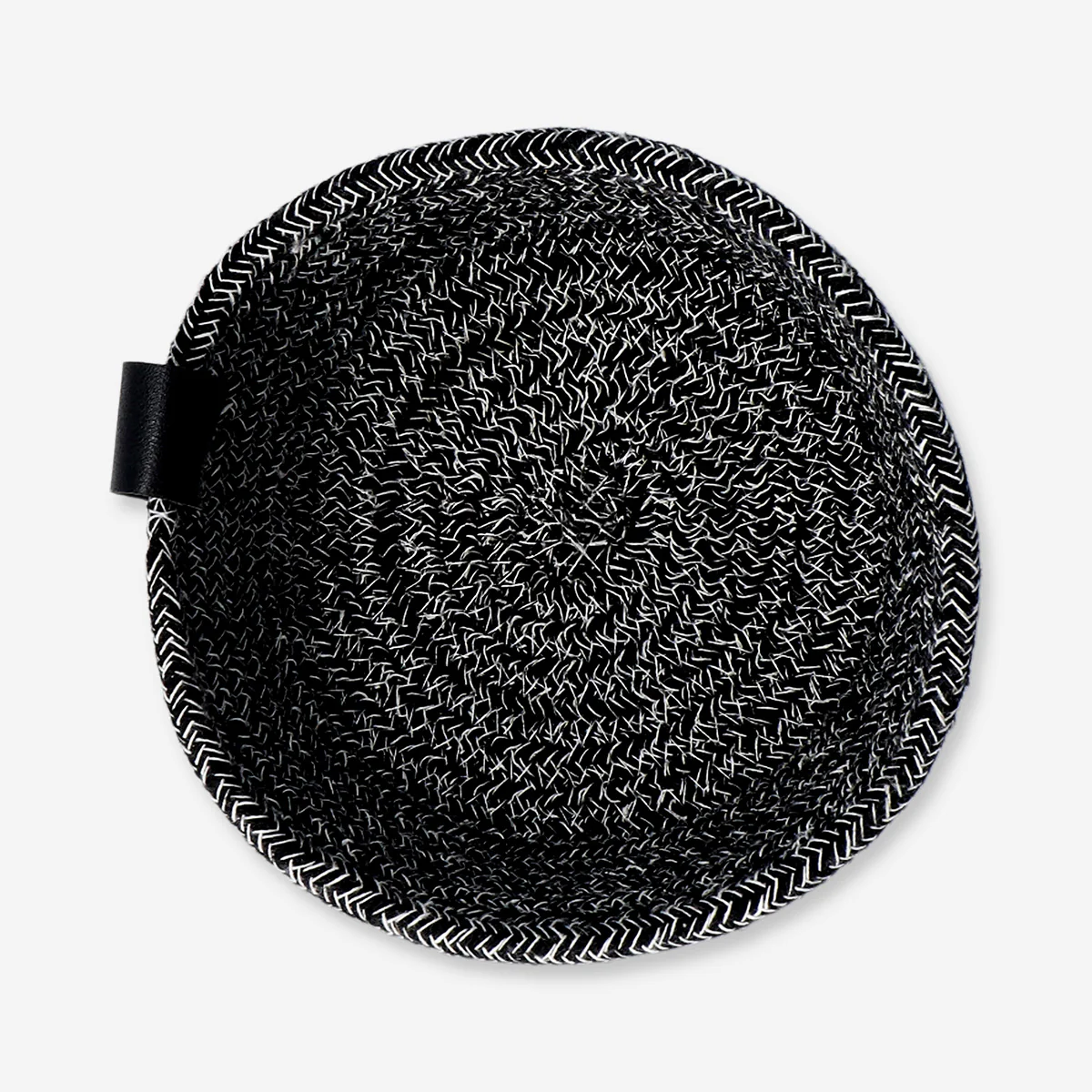 Black rope basket - 15 cm - Image 3