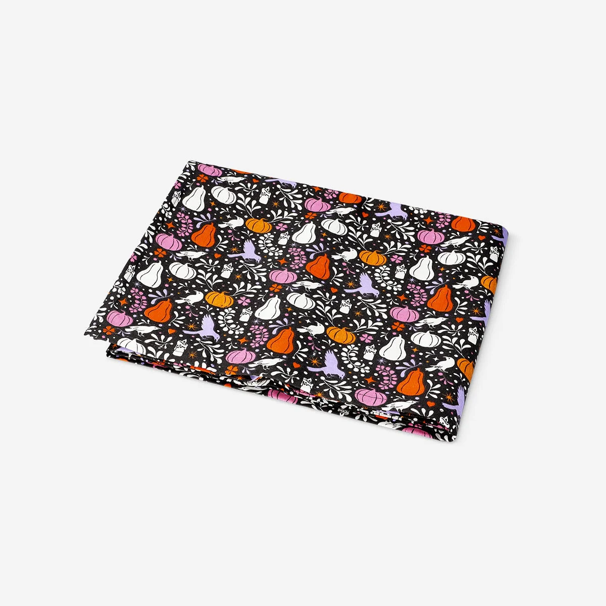 Black tablecloth with pumpkins - 140x220 cm - Image 2