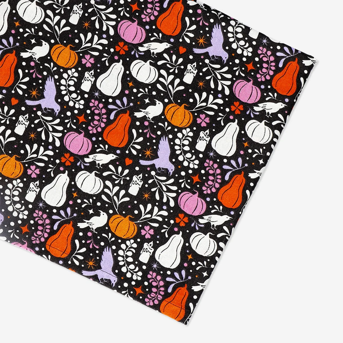 Black tablecloth with pumpkins - 140x220 cm - Image 3