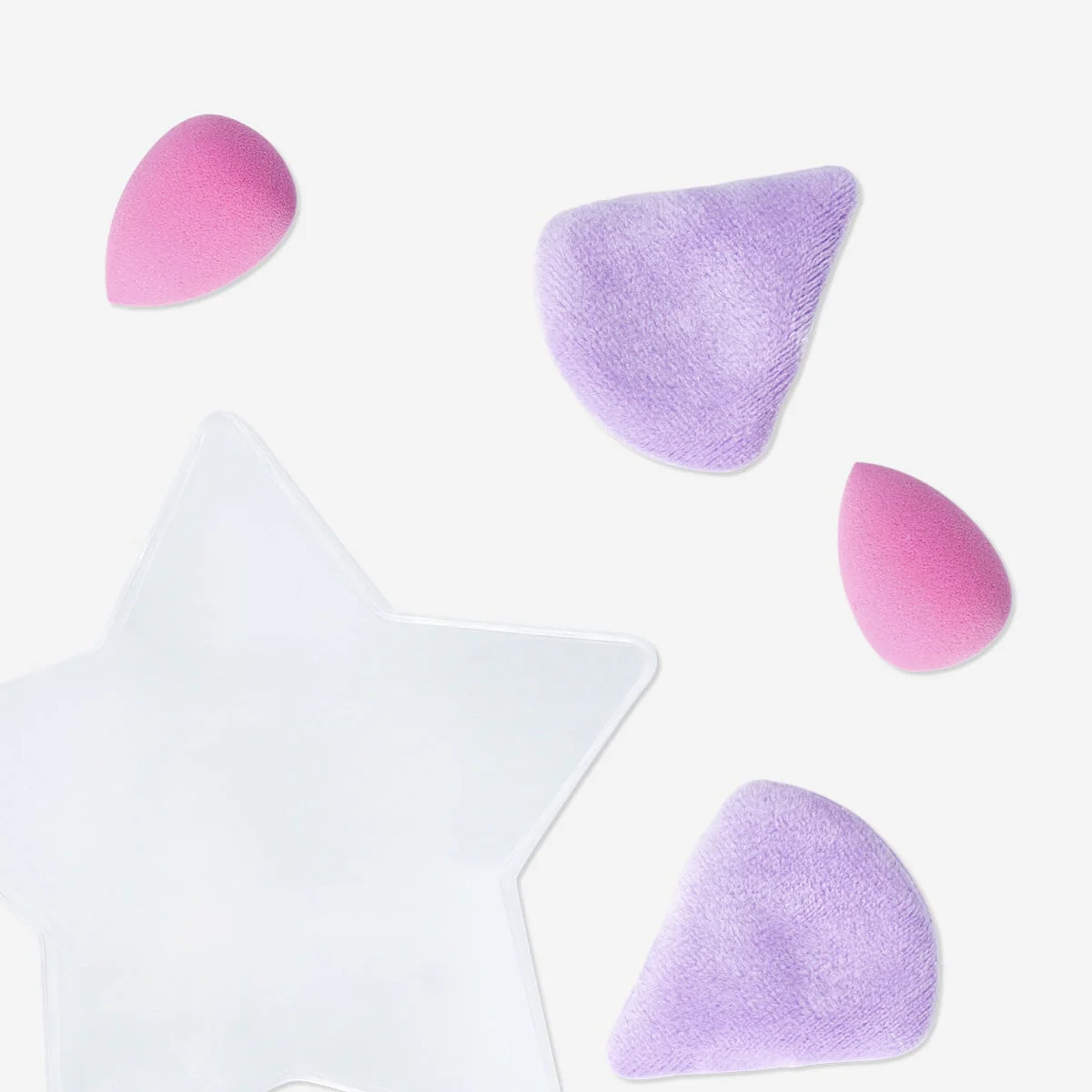 Blender sponges and makeup pads in bauble - 8 pcs - Image 3