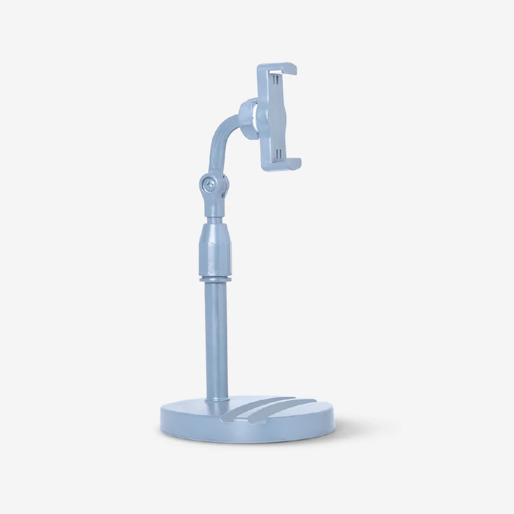 Blue adjustable stand for smartphones and tablets - Image 2