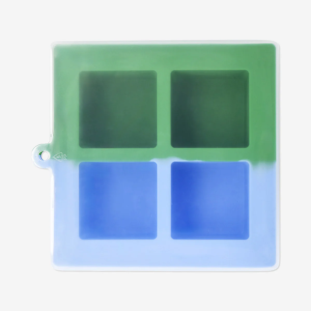 Blue and green large ice cube tray - Image 3