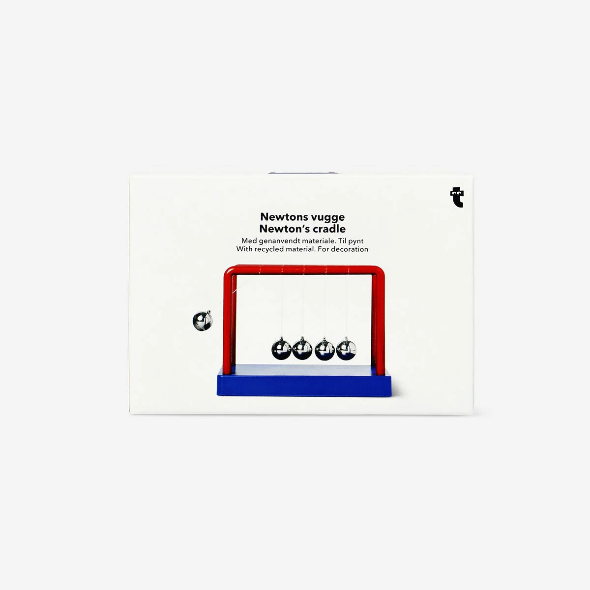 Blue and red Newton's cradle - Image 3